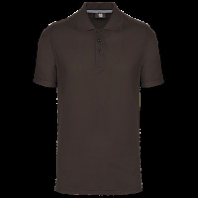 Polo Antibacteriano Hombre uso profesional Chocolate 4Xl