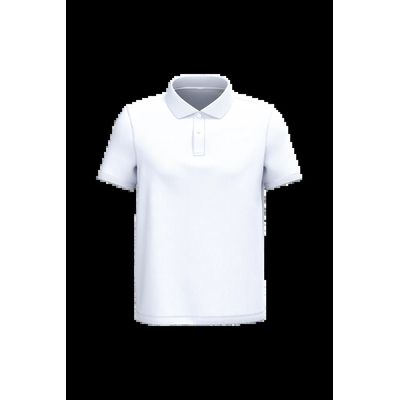Polo algodón orgánico para hombre White L