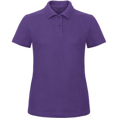 Polo entallado para mujer 100% algodón Purple M