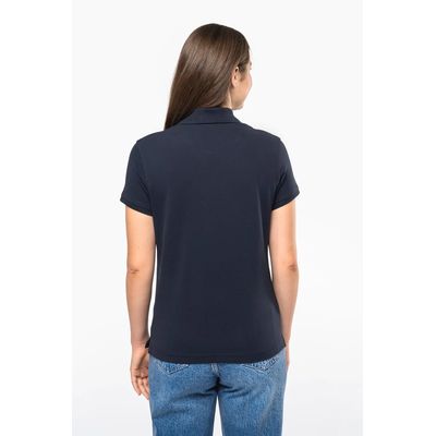 Polo algodón manga corta mujer