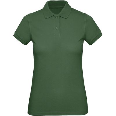 Polo Orgánico Mujer Bottle Green Xs