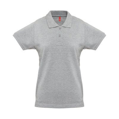 Polo de mujer cuello y mangas de canalé