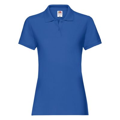 Polo premium mujer algodón Royal Blue Xxl