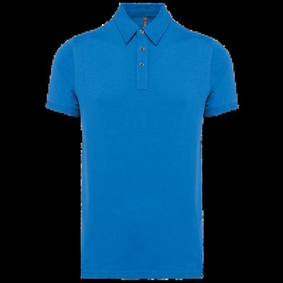 Polo atemporal manga corta hombre Light Royal Blue L
