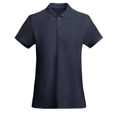 Polo Mujer Orgánico Manga Corta Marino M