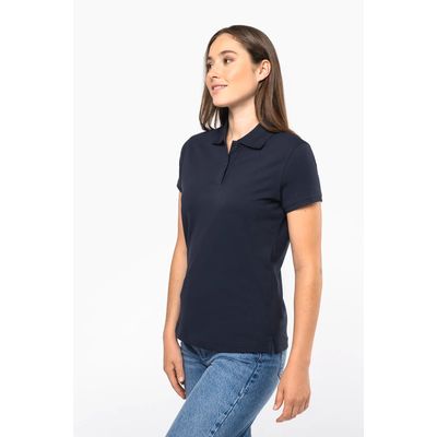 Polo algodón manga corta mujer