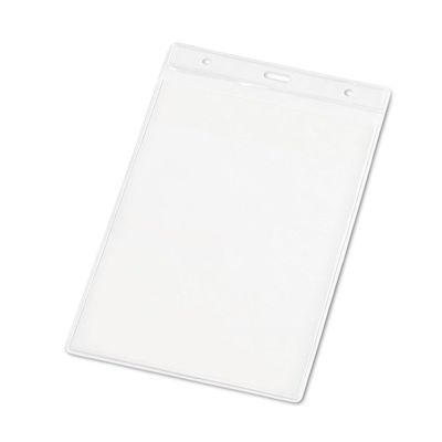 Porta Credencial Vertical PVC 11x17 Transparente