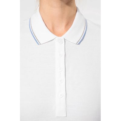 Polo mujer algodón con 5 botones