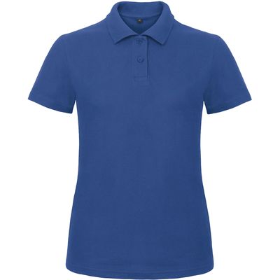 Polo entallado para mujer 100% algodón Royal Blue 3Xl