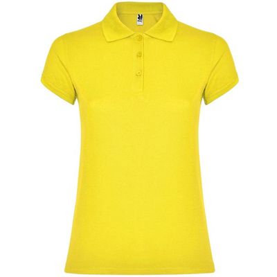 Polo Manga Corta Mujer Colores Amarillo M