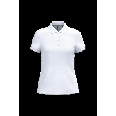 Polo manga corta mujer algodón White Xl