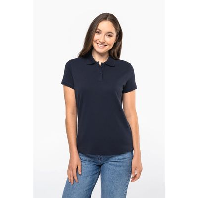 Polo algodón manga corta mujer