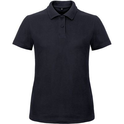 Polo entallado para mujer 100% algodón Navy M