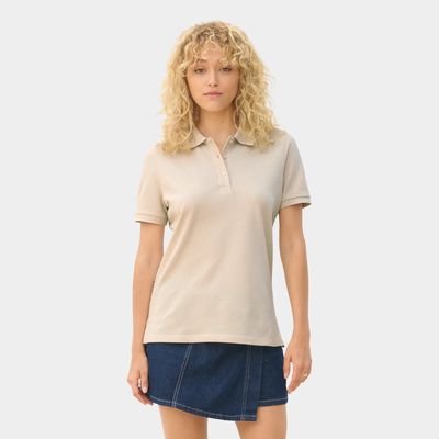Polo mujer algodón corte cómodo