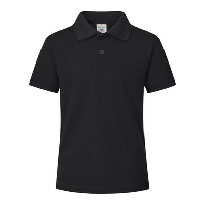 Polo Piqué Niño 180g/m2 Neg Xs