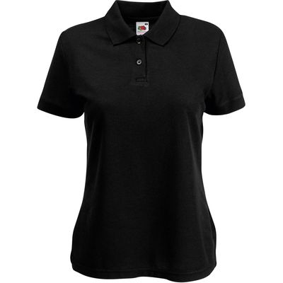Polo mujer piqué Black Xs