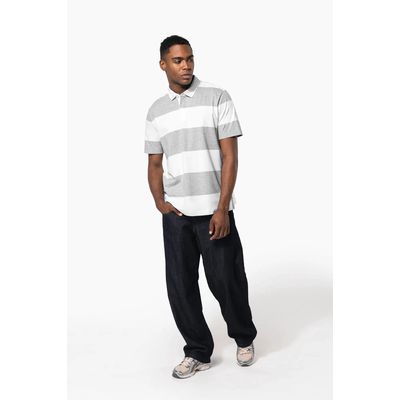 Polo algodón a rayas unisex