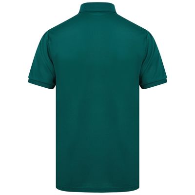 Polo de Poliéster reciclado para hombre Bottle Green Xs