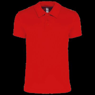 Polo deportivo manga corta infantil Red 8/10 Ans