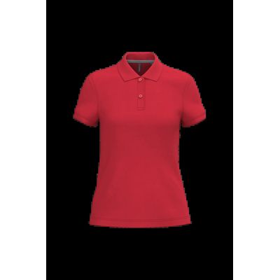 Polo manga corta mujer algodón Red M