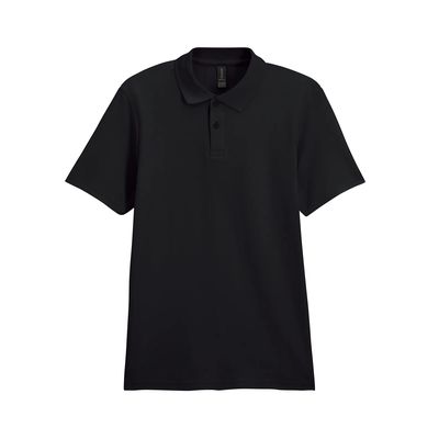 Polo hombre 100% algodón Black Xxl