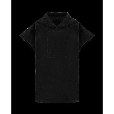Poncho de toalla niño Black 10/14 Ans