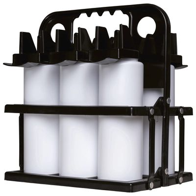 Portabotellas plegable para 6 botellas