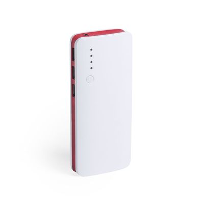 Powerbank con 3 salidas USB de 10000 mAh Roj
