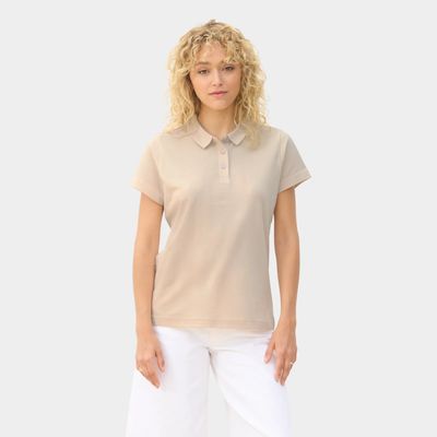 Polo mujer algodón manga corta