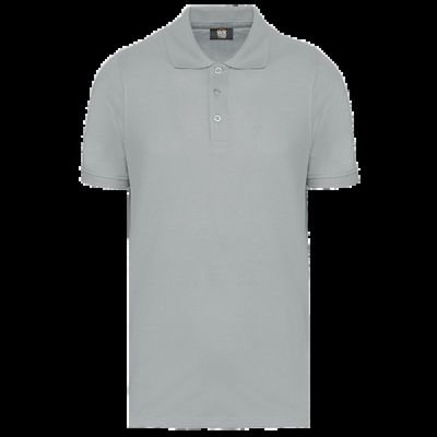 Polo Antibacteriano Hombre uso profesional Snow Grey 4Xl