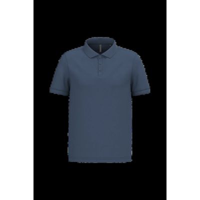 Polo piqué manga corta de algodón Deep Blue Xl