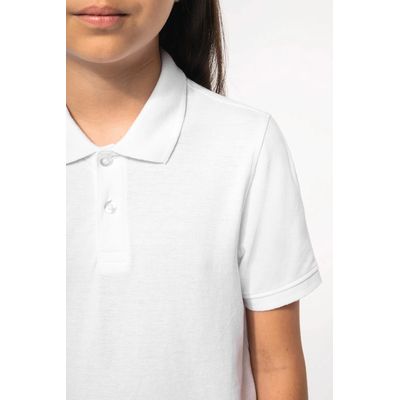 Polo infantil de algodón peinado