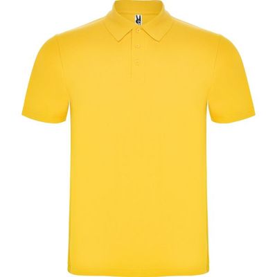 Polo de manga corta Unisex Amarillo L