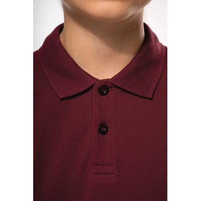 Polo manga larga infantil algodón