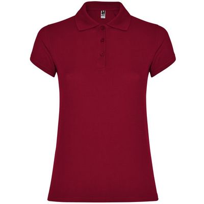 Polo Manga Corta Mujer Colores Granate 2Xl