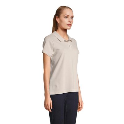 Polo mujer algodón manga corta