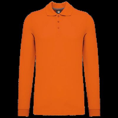 Polo Antibacteriano Hombre Orange M