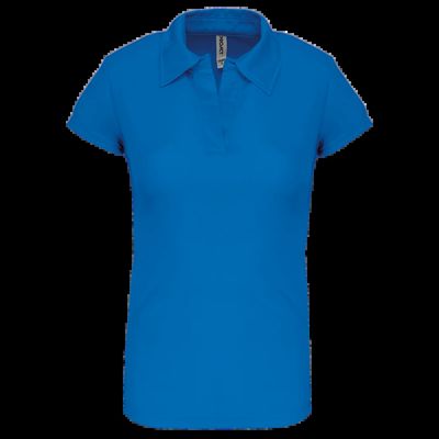 Polo deportivo para mujer Aqua Blue L