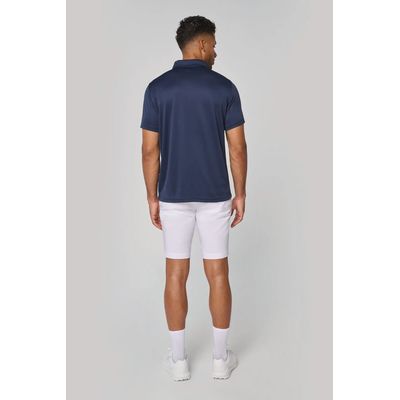 Polo transpirable hombre manga corta