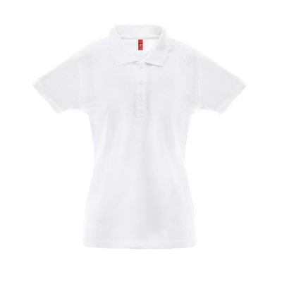 Polo de mujer manga corta en piqué