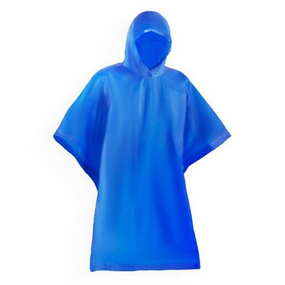 Poncho impermeable con capucha y cierre lateral Royal Talla Única Adulto