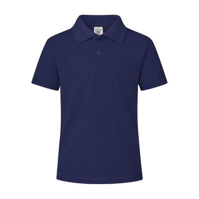 Polo Piqué Niño 180g/m2 Mar M