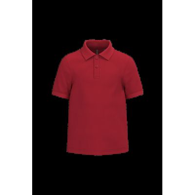 Polo infantil 100% algodón Red 8/10 Ans