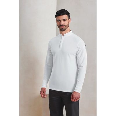 Polo cuello mao y espalda de tejido Coolchecker