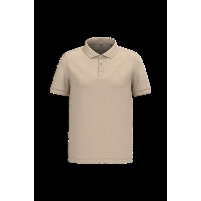 Polo piqué manga corta de algodón Light Sand M