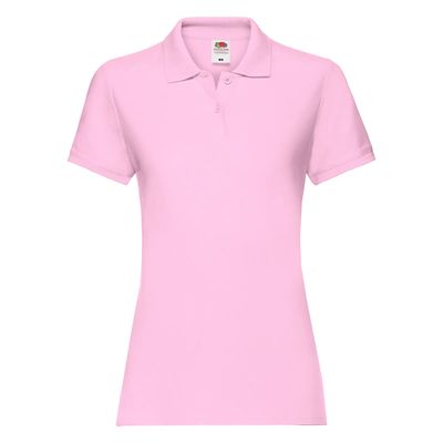 Polo premium mujer algodón Light Pink Xl