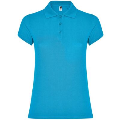 Polo Manga Corta Mujer Colores Turquesa 2Xl