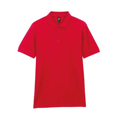 Polo hombre algodón Red S