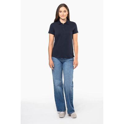 Polo algodón manga corta mujer