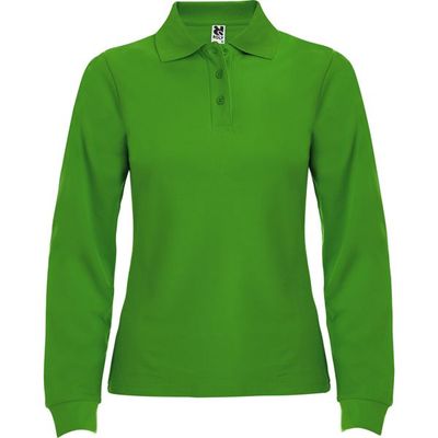 Polo mujer manga larga Verde Grass 2Xl